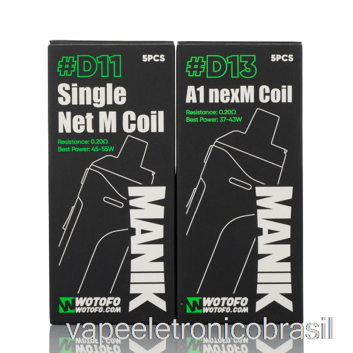 Vape Vaporesso Wotofo Manik Bobinas De Substituição D15 Bobinas De Malha Clapton